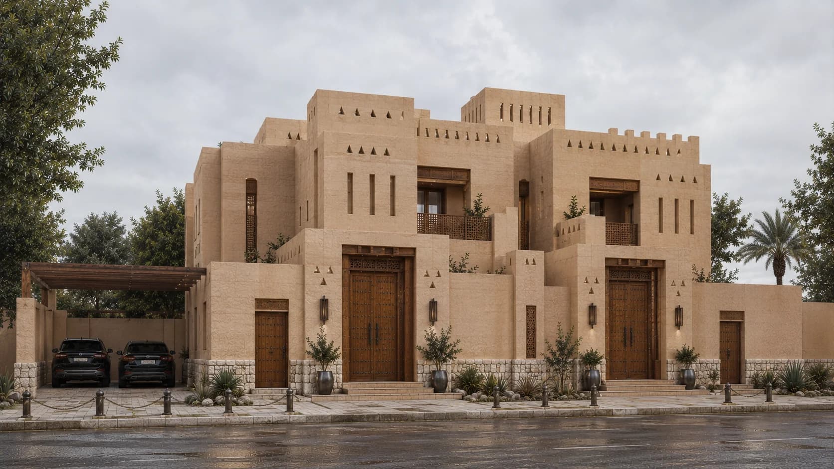 نجدي معاصر — فيلا سكنية