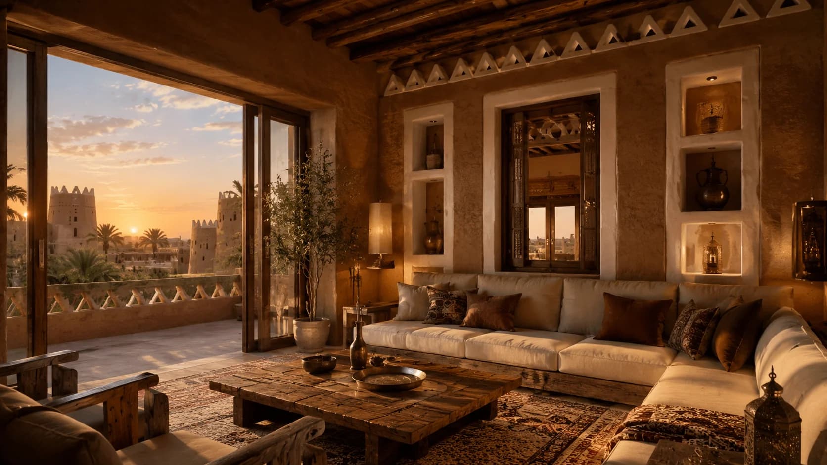 نجدي تقليدي — تصميم داخلي