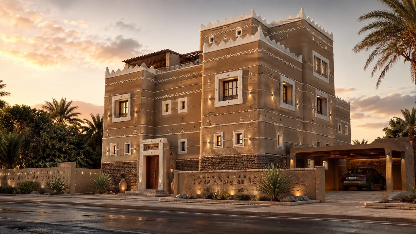 نجدي تقليدي — فيلا سكنية ١